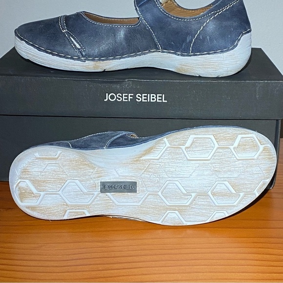 Josef Seibel Fergey 80 ocean (blue) Maryjane premium leather size 37 / 6 - Picture 7 of 8